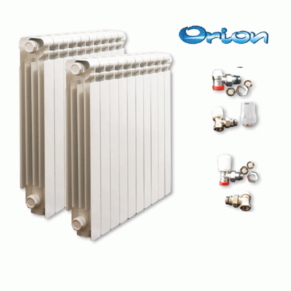 Kit de Radiadores ORION - 100 Elementos / 10 Pontos de Radiadores Kit de Radiadores ORION - 100 Elementos / 10 Pontos de Radiadores